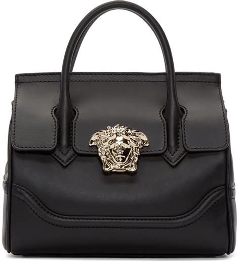 versace black small palazzo evening bag|versace black label purses.